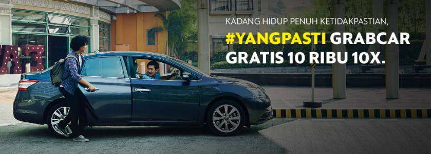 grabcar gratis 10rb 10x