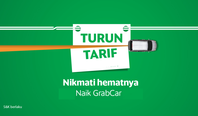 tarif grabcar turun