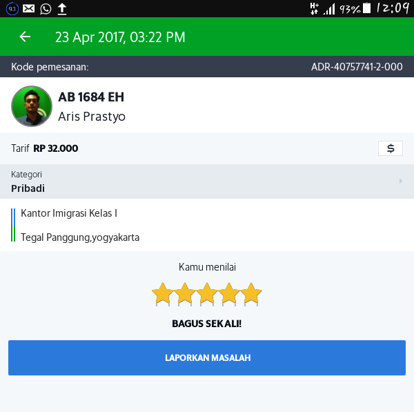 driver grabcar jogja